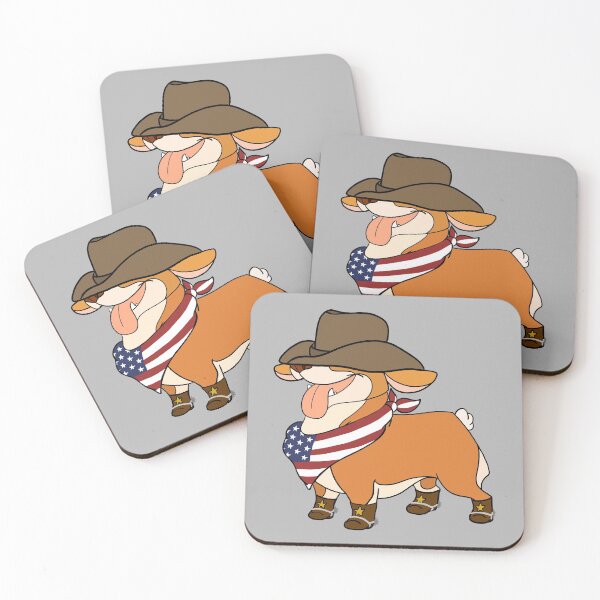Item preview, American Cowboy Corgi designed and sold by pheebstheartist.