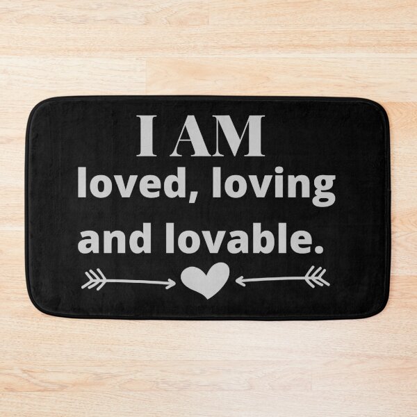Item preview, I am loved loving lovable designed and sold by libbergina.