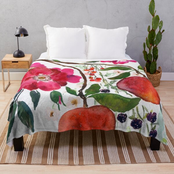 Item preview, flowers, berries and apples designed and sold by kosarandrea.