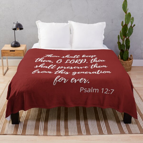 Item preview, Psalm 12:7 Bible Verse designed and sold by Calebchc.