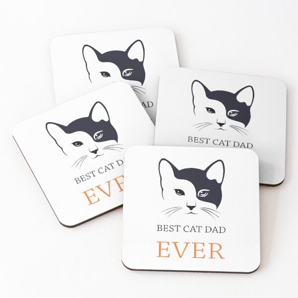 Item preview, BEST CAT DAD EVER designed and sold by magicos1.