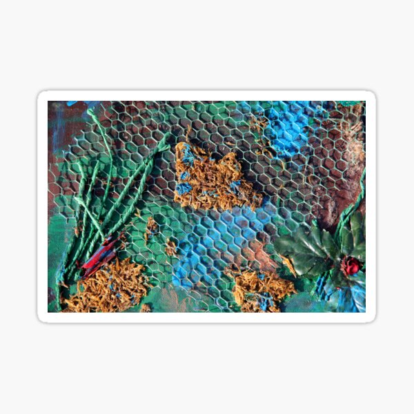 Plant Life With Blue Sticker