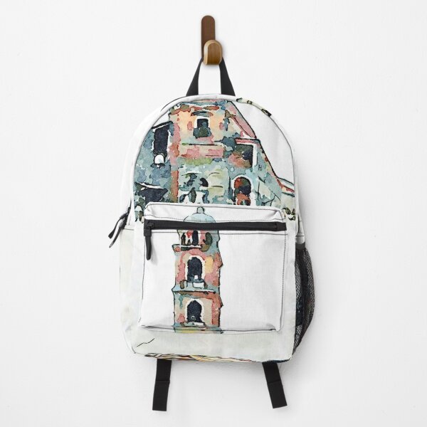 Item preview, Square with tower and cyclists designed and sold by Giuseppe Cocco.