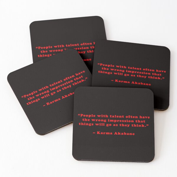 Item preview, Karma Akabane - Quote designed and sold by Epicanimequotes.