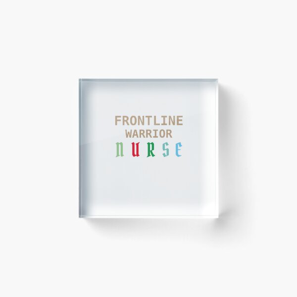 Item preview, Frontline Warrior Nurse designed and sold by TINASTORESHOPE.