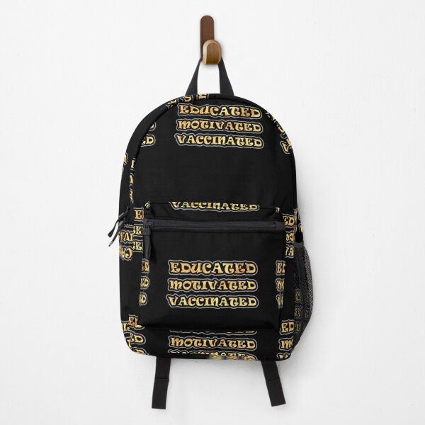 Item preview, Educated Motivated Vaccinated designed and sold by Snow Designer.