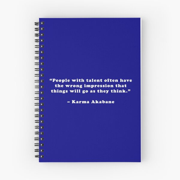 Item preview, Karma Akabane - Quote designed and sold by Epicanimequotes.
