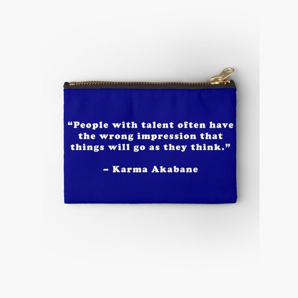 Item preview, Karma Akabane - Quote designed and sold by Epicanimequotes.