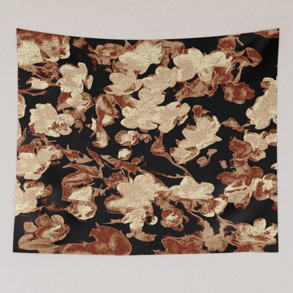 Item preview, Chic golden copper flower bouquet designed and sold by SulkaCreative.