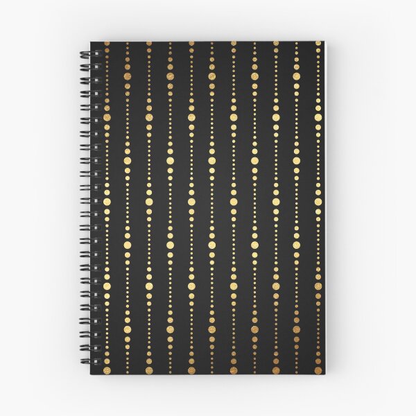 Aperçu de l'œuvre Noir avec motif de lignes dorées créée et vendue par astrunb5.
