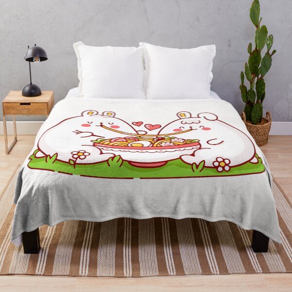 Item preview, Cute Rabbits Eating Spaghetti designed and sold by kalud-zoldyck.