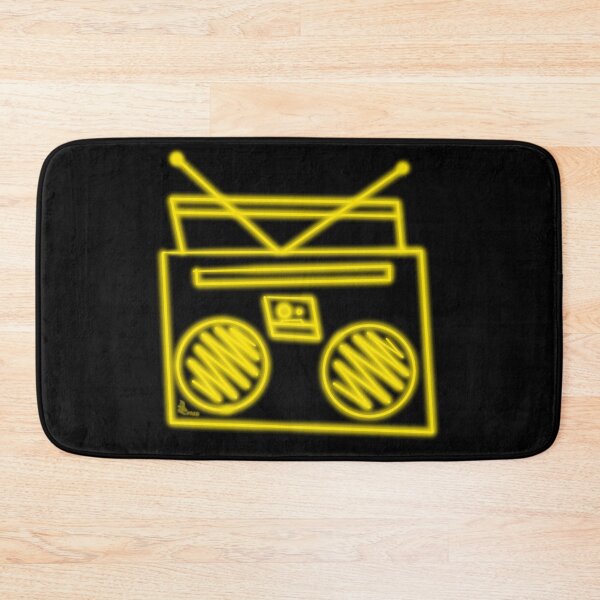 Item preview, Yellow Funky Neon Boombox designed and sold by that5280lady.