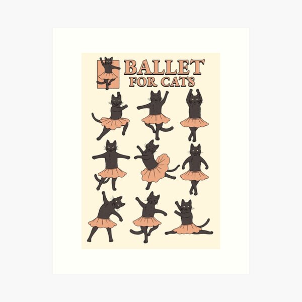 Artikel-Vorschau von Katzen Ballett, designt und verkauft von Thiago Corrêa.