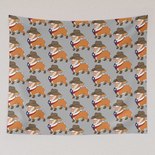 Item preview, Texas Cowboy Corgi designed and sold by pheebstheartist.