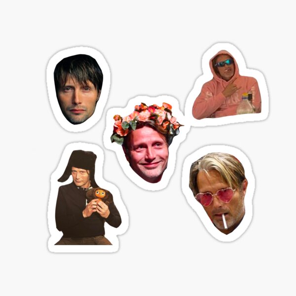 Mads Mikkelsen Sticker