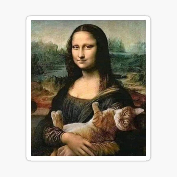 Item preview, Mona Lisa and her Kittikins. designed and sold by Maddie4Real.