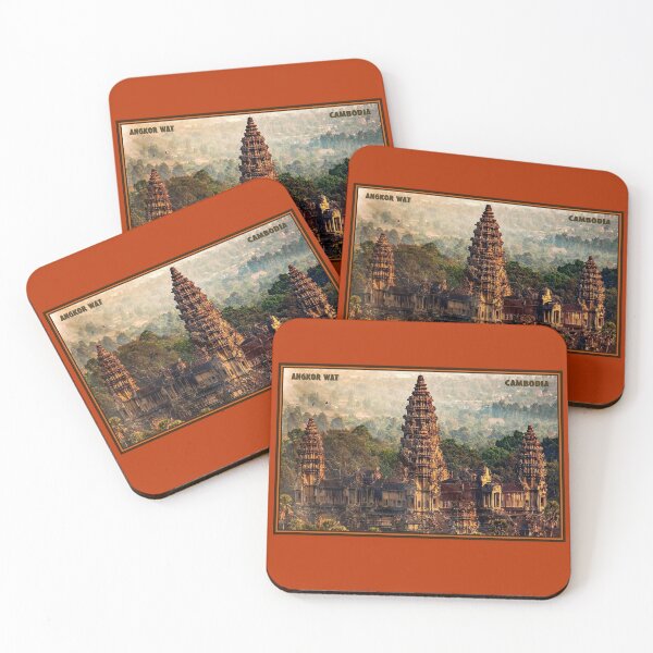 Item preview, ANGKOR WAT CAMBODIA : Vintage Travel Advertising Print designed and sold by posterbobs.