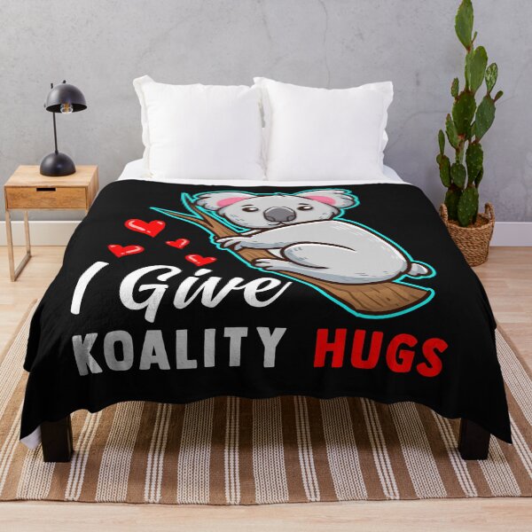 Item preview, I Give Koality Hugs Pun Hearts Cute Koala Grafik designed and sold by Coconil.