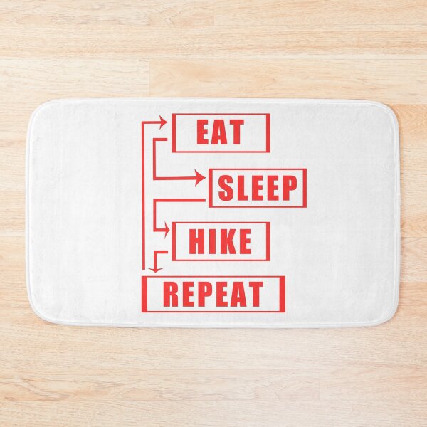 Artikelvorschau, Eat Sleep Hike Repeat entworfen und verkauft von teledesign.