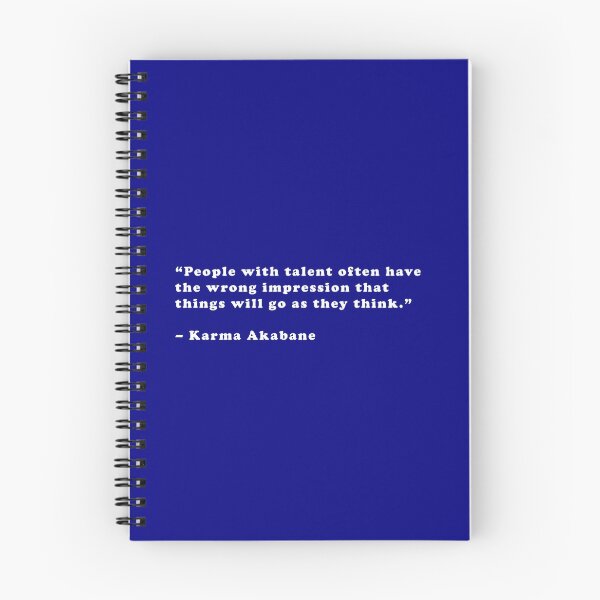 Item preview, Karma Akabane - Quote designed and sold by Epicanimequotes.