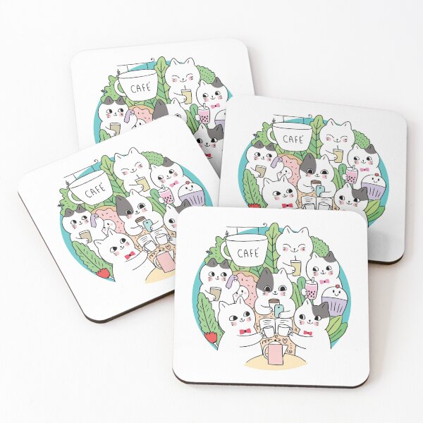 Item preview, Adorable Kittens having a tea party designed and sold by kalud-zoldyck.