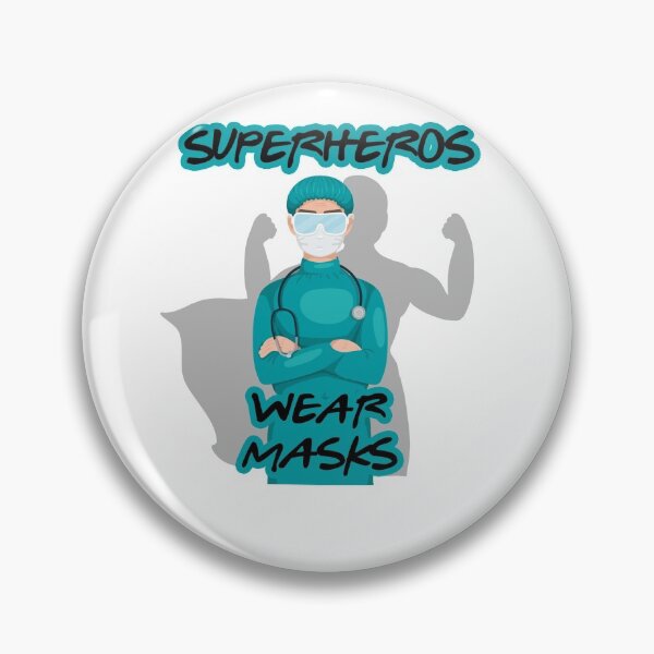 Item preview, Nurse superhero wear masks designed and sold by Olaviv.