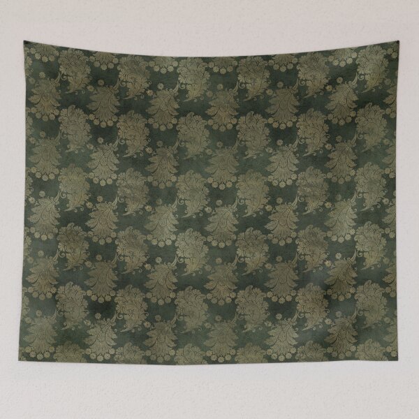 Item preview, Damask on green texture designed and sold by AnnieHochmann.