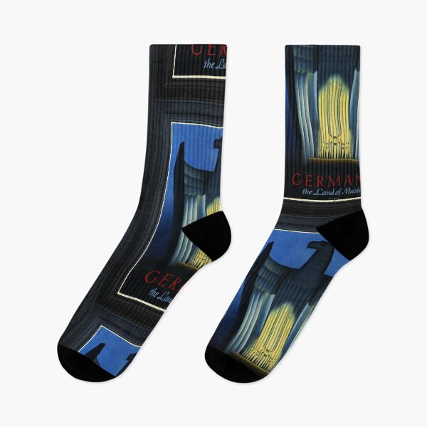Artikelvorschau, Deutschland Das Land der Musik von L Heinemann Vintage Art Poster entworfen und verkauft von Xzendor7 Digital Art Creations.