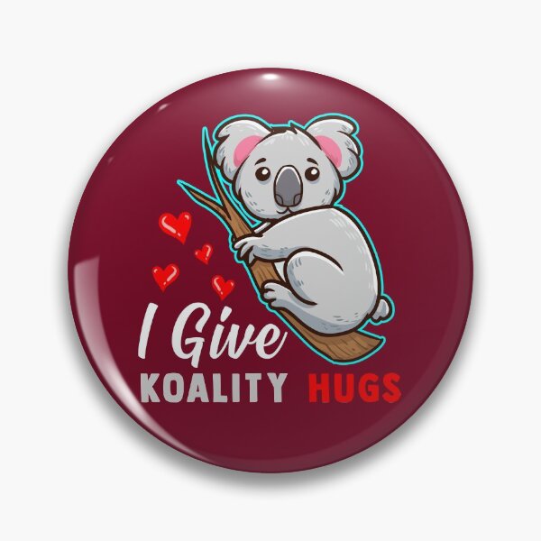 Item preview, Koala Gives Koality Hugs Pun Hearts Koala Grafik  designed and sold by Coconil.