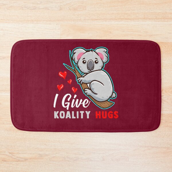 Item preview, Koala Gives Koality Hugs Pun Hearts Koala Grafik  designed and sold by Coconil.