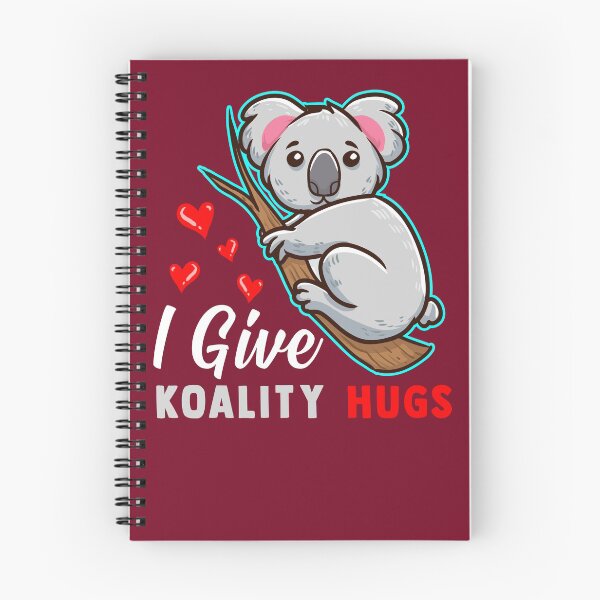 Item preview, Koala Gives Koality Hugs Pun Hearts Koala Grafik  designed and sold by Coconil.