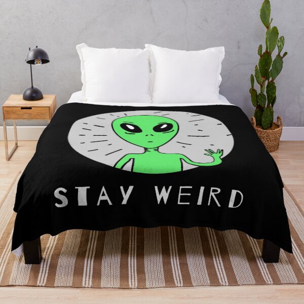 Item preview, Stay Weird - Alien - Live Long and Prosper designed and sold by alancrapopod.