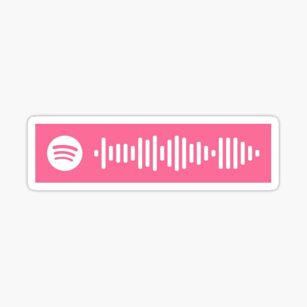 Roxanne Spotify Code Stickers | Redbubble