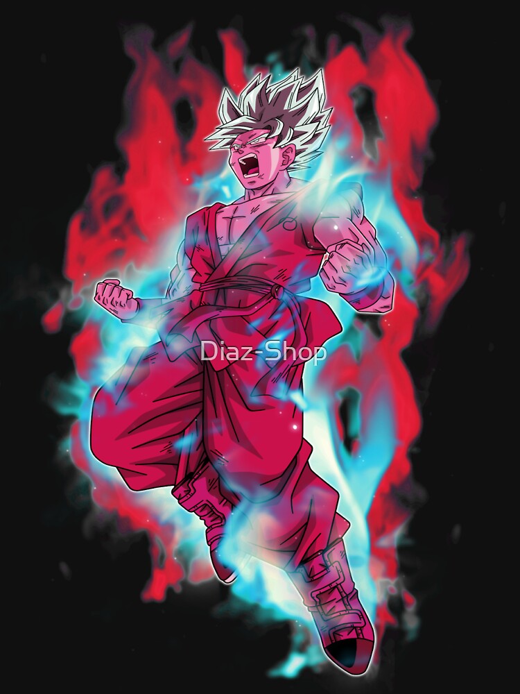 Dragon Ball Super Goku 3 Super Saiyan Blue Kaioken Hoodie