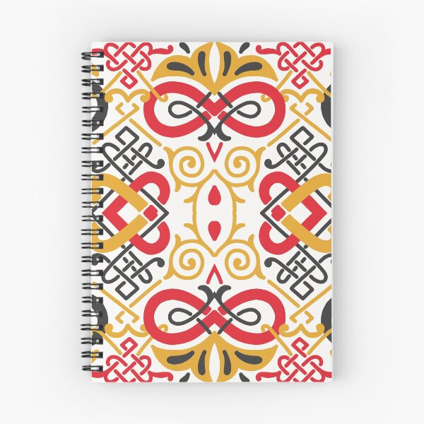 Item preview, Nonfigurative vintage folklore pattern designed and sold by PG Illustration.