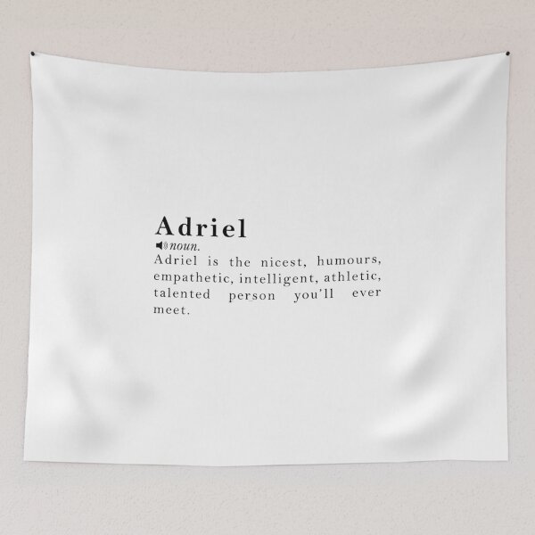 Item preview, Adriel Name Meaning Definition designed and sold by peachyline.
