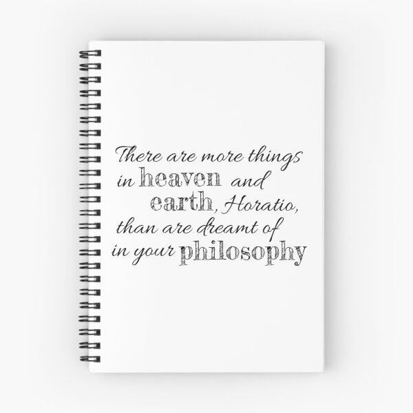 Item preview, Hamlet quote - there are more things in heaven and earth, Horatio designed and sold by introvertcafe.