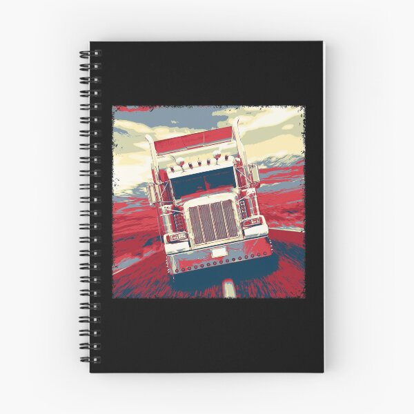 Item preview, Vintage Trucker Big Rig Semi Trailer Truck Driver Gift for Men and Women for Kids Boys and Girls - Truck Driving Themed Retro Poster - 18 Wheeler Vintage Truck Design for Semi-Truck Drivers and Fans designed and sold by WG-Factory.