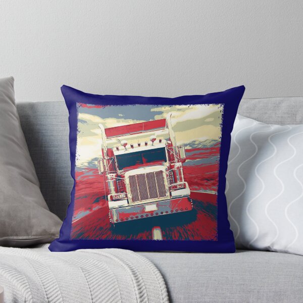 Item preview, Vintage Trucker Big Rig Semi Trailer Truck Driver Gift for Men and Women for Kids Boys and Girls - Truck Driving Themed Retro Poster - 18 Wheeler Vintage Truck Design for Semi-Truck Drivers and Fans designed and sold by WG-Factory.
