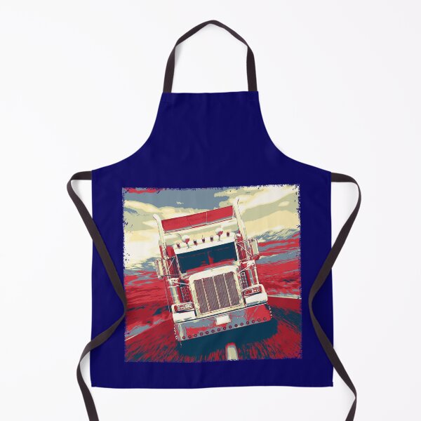 Item preview, Vintage Trucker Big Rig Semi Trailer Truck Driver Gift for Men and Women for Kids Boys and Girls - Truck Driving Themed Retro Poster - 18 Wheeler Vintage Truck Design for Semi-Truck Drivers and Fans designed and sold by WG-Factory.