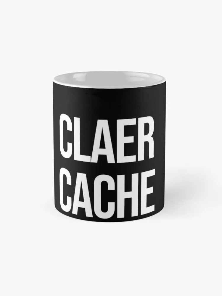 Thumbnail 4 of 6, Coffee Mug, clear cache computer programmer coding code designed and sold by JoDesignLab.