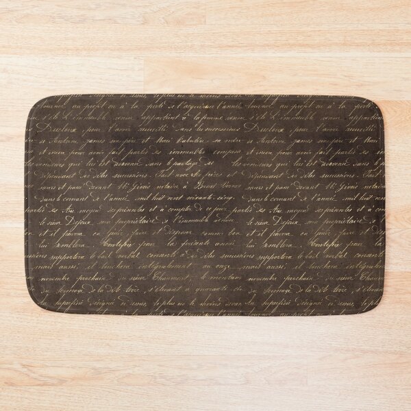 Item preview, Gold handwriting on a brown background designed and sold by AnnieHochmann.