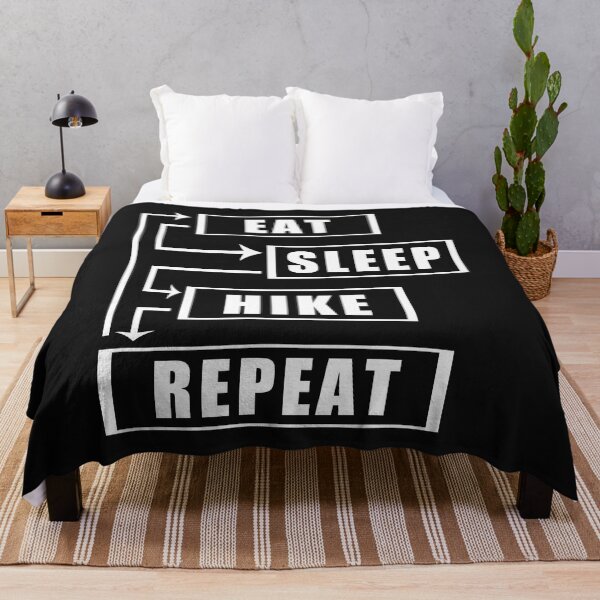 Artikelvorschau, Eat Sleep Hike Repeat entworfen und verkauft von teledesign.