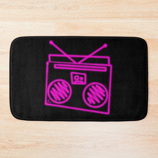 Item preview, Funky Pink Neon Boombox designed and sold by that5280lady.