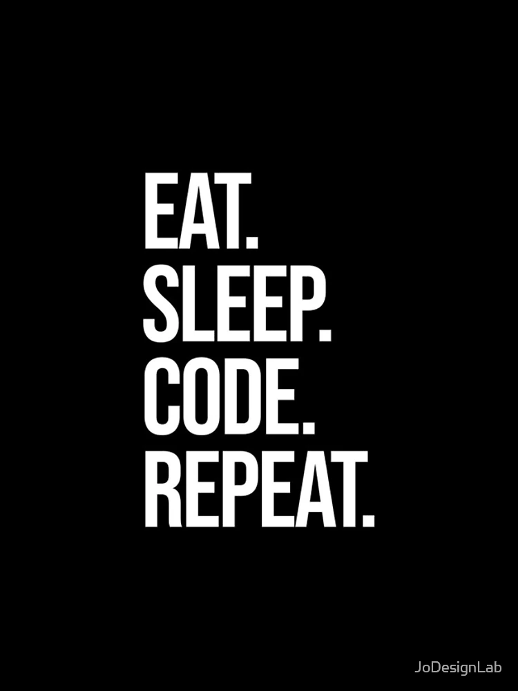 Thumbnail 4 of 4, Samsung Galaxy Phone Case, eat sleep code repeat computer programmer coding designed and sold by JoDesignLab.