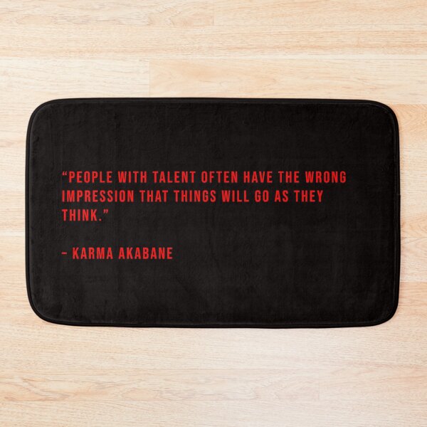 Item preview, Karma Akabane - Quote designed and sold by Epicanimequotes.
