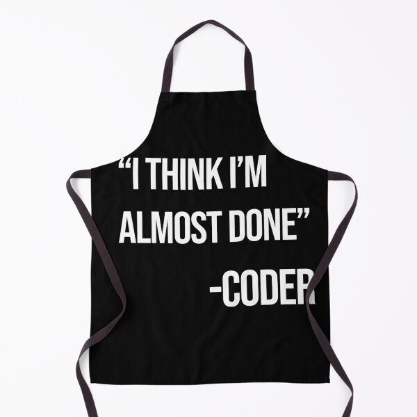 Item preview, I think i'm almost done computer programmer coding designed and sold by JoDesignLab.