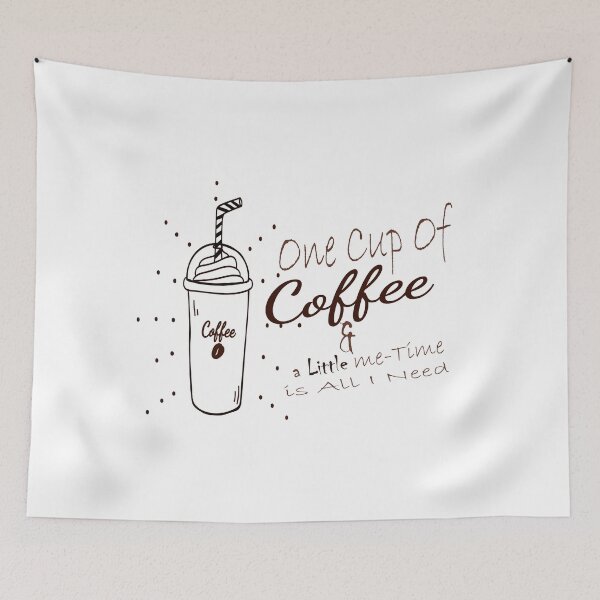 Item preview, One Cup Of COFFEE And A Little Me-Time Is All I Need designed and sold by ikrame-shop.