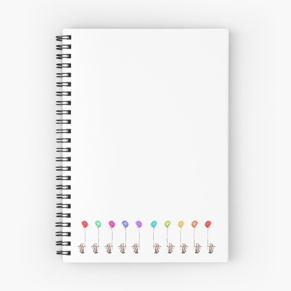 Item preview, rainbow bunnies shirts and notepads designed and sold by KristopherBel.