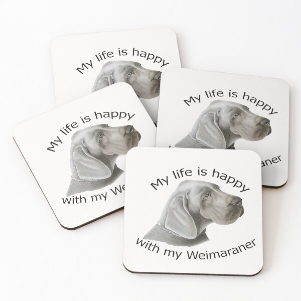 Item preview,  My life is happy with my Weimaraner dog gifts designed and sold by merchfun2.
